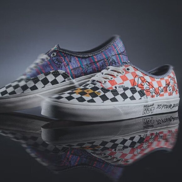 Vans Stranger Things Surfer Boy Pizza Shoes M 5.5 W 7 - Picture 1 of 13